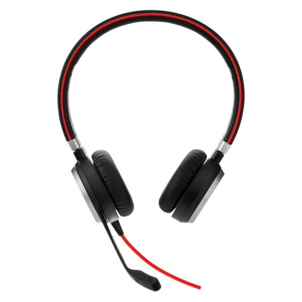 Jabra Evolve 40 MS Stereo Headset - Noise Cancelling, USB & 3.5mm Jack, Mute Button, Volume Control - Image 3