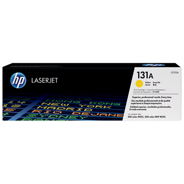 HP 131A Yellow Original LaserJet Toner Cartridge CF212A – 1800‑Page Yield, High‑Gloss Colour Printing